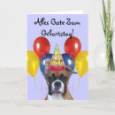 Recherche de boxe anniversaire cartes Dog
