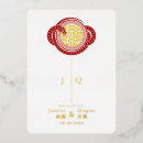 Search for vietnamese wedding invitations Red and gold