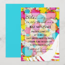 Search for confetti bar bat mitzvah invitations Modern
