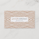 Search for zebra business cards Elegant