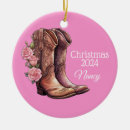 Search for cowgirl boots ornaments Pink