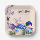 Search for purple butterfly plates Mushroom