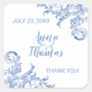 Search for flourish wedding stickers Thank you