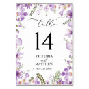 Search for lavender table cards Floral table numbers