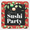 Search for sushi rolls stickers Chopsticks