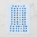 Recherche de table multiplication cartes postales Maths