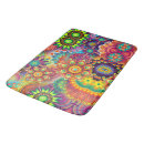 Search for floral mandala bath mats Geometric