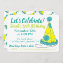 Search for party hat invitations Green