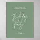 Search for welcome sign birthday party posters Script
