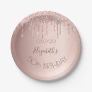 Search for 50th birthday plates Pink