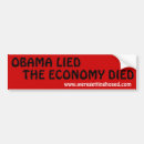 Search for economy bumper stickers President