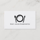 Recherche de chef exécutif cartes visite Cuisson