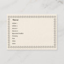 Search for clothing business cards Jewellery