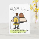 Recherche de nouveau travail vœux cartes Illustration