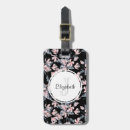 Recherche de gris et rose bagages étiquettes Monogramme