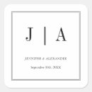 Recherche de showers wedding stickers Minimaliste moderne