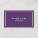 Search for purple business cards Professional