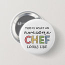 Search for funny baker buttons Chef