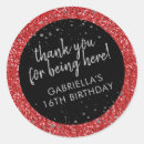 Search for red glitter stickers Thank you for coming