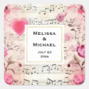 Search for musical wedding stickers Flowers