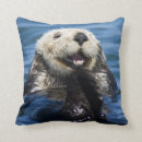 Recherche de loutres coussins Sauvage