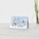 Recherche de de renne vœux cartes Hiver