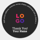 Search for logo design stickers Black and white
