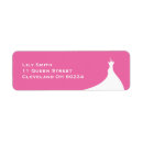 Search for pink dress return address labels Chic