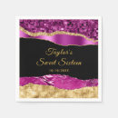 Search for purple and gold napkins Sweet 16