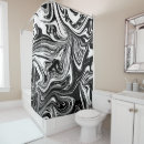 Search for black marble shower curtains Abstract