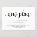 Search for new date wedding invitations Postponement