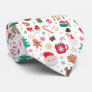 Search for candy cane ties Santa claus