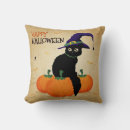 Search for vintage halloween cat pillows Pumpkin