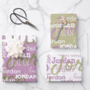 Recherche de lilac wrapping paper Blanc