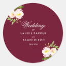 Recherche de elegant burgundy stickers Floral
