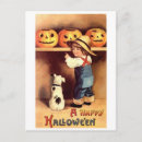 Search for vintage little boy postcards Halloween