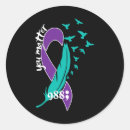 Search for suicide prevention awareness stickers Teal