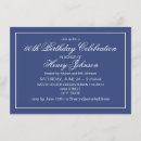 Search for blue and white birthday invitations Typography