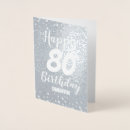 Search for 80th birthday cards Stylish