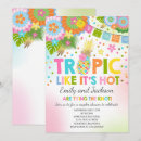 Search for tropical shower wedding invitations Pineapple