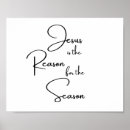 Search for jesus is the reason posters Santa
