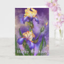 Search for purple iris flower birthday cards Irises