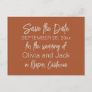 Search for rust save the date postcards Boho