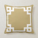 Search for gold geometric pillows Greek key