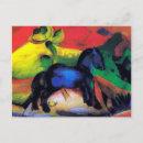 Recherche de chevaux bleus cartes postales Expressionnisme