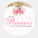 Search for little princess baby shower stickers It's a girl