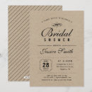 Search for kraft paper bridal shower invitations Elegant