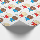 Search for cute santa wrapping paper St nick