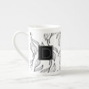 Search for pretty floral monogram mugs Greenery