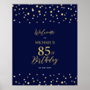 Search for 85th birthday decor Gold
